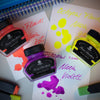 Neon Highlighter Purple Pigmented Fountain Pen Ink