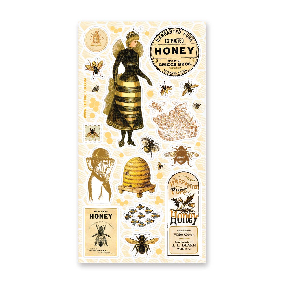 Honeybees Sticker Sticker Sheet