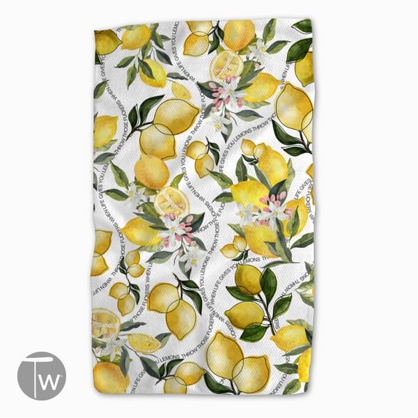 When Life Gives Lemons Tea Towel