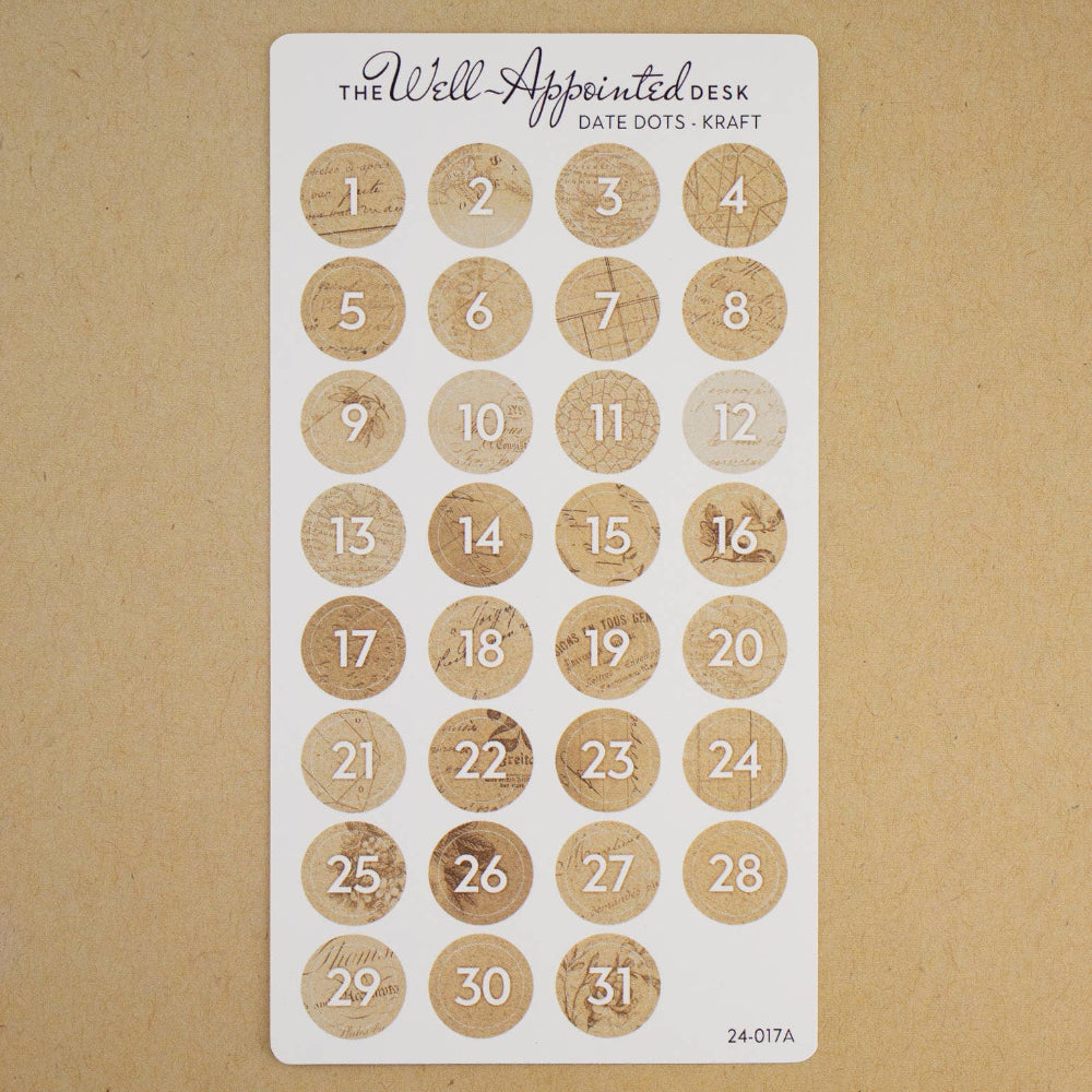 Date Dots Sticker Sheets