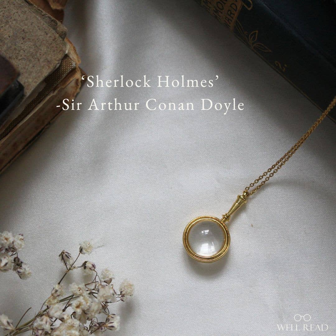 Sherlock Holmes Magnifying Glass Pendant Necklace {coming soon}