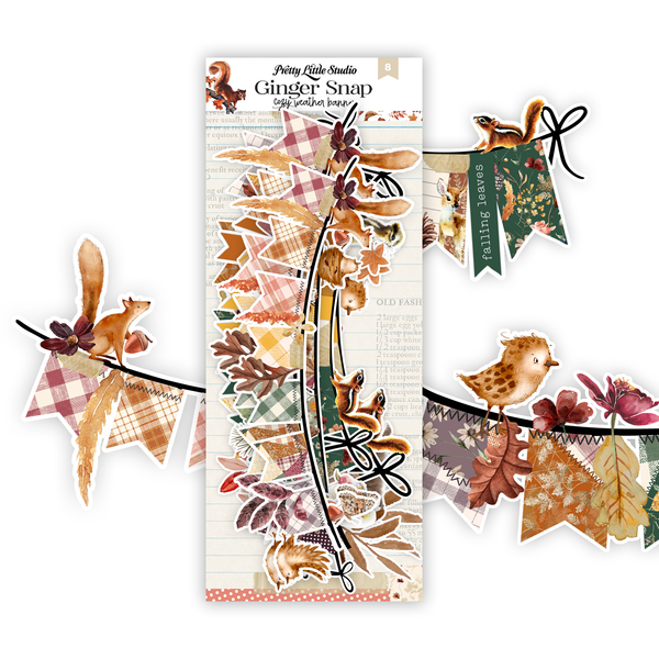 Cozy Weather Fall Banners Ephemera | Ginger Snap