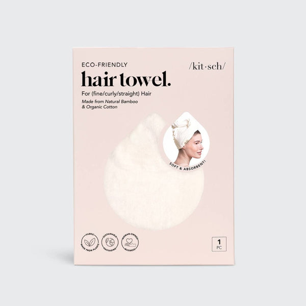 Ivory Eco-Friendly Quick-Dry Hair Towel