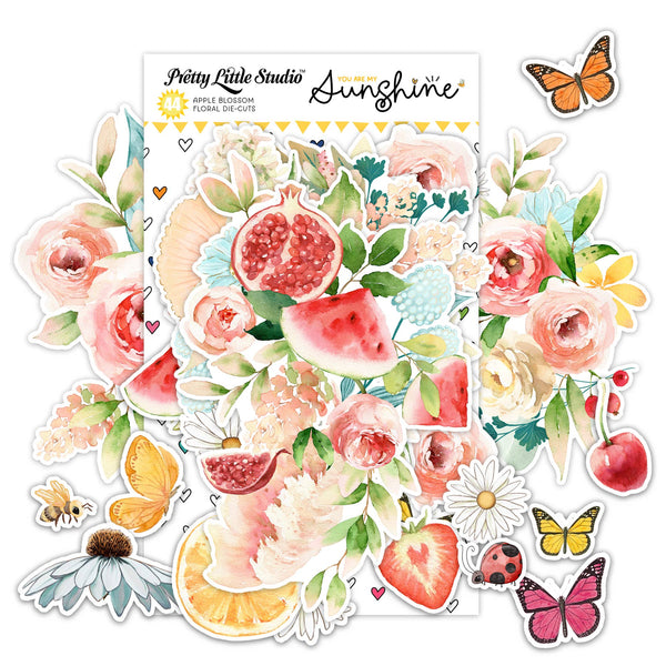 Apple Blossom Florals Die-Cut Ephemera {coming soon!}