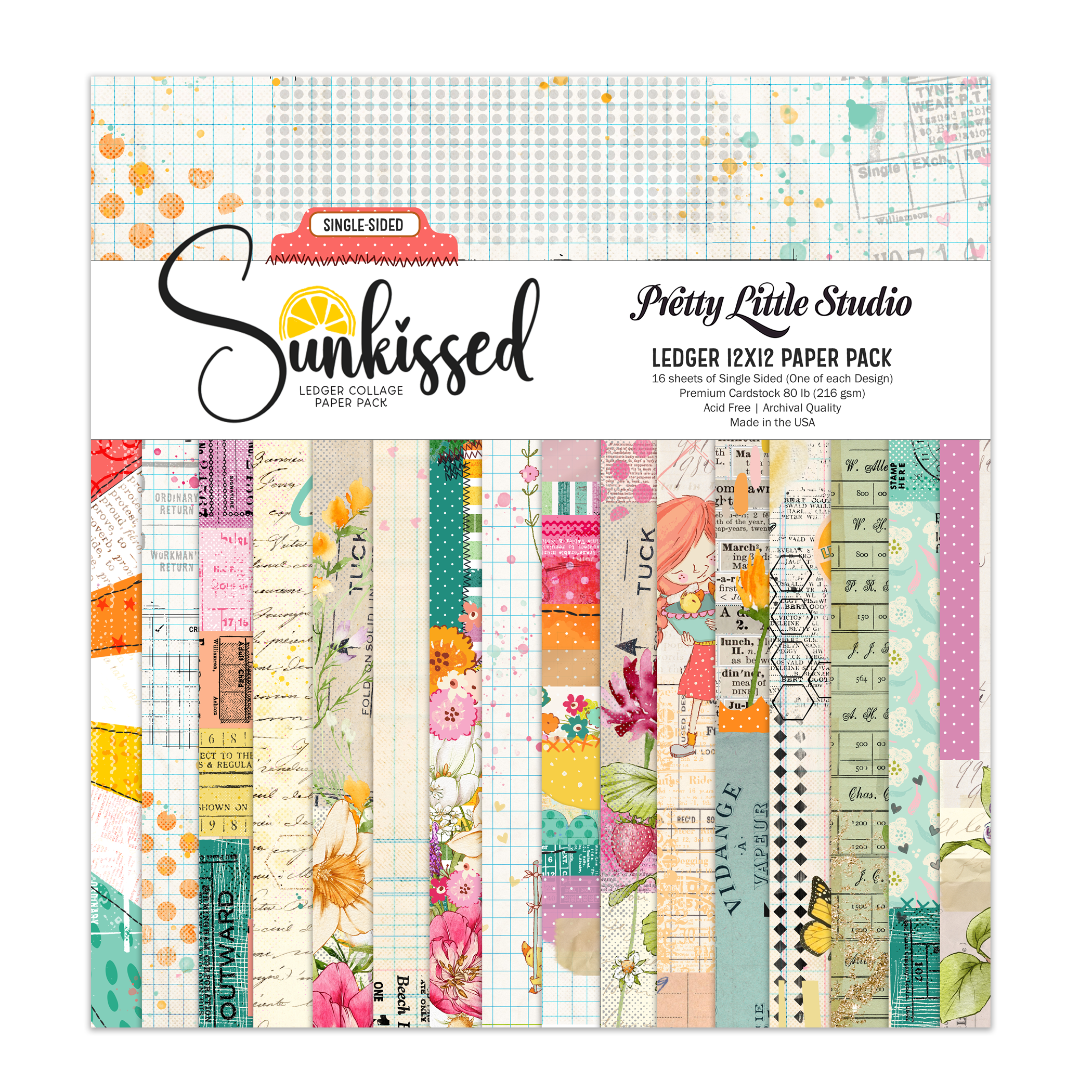 Sun Kissed Ledger 12x12 Paper Pack {coming soon!}