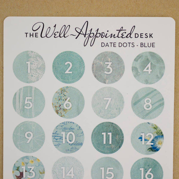 Date Dots Sticker Sheets