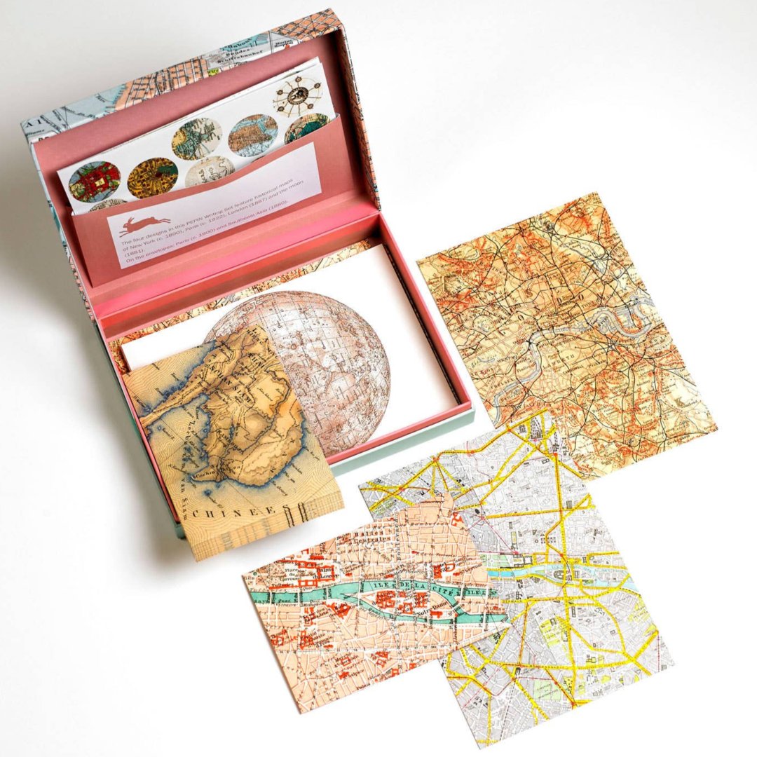 Maps Letter Writing Set