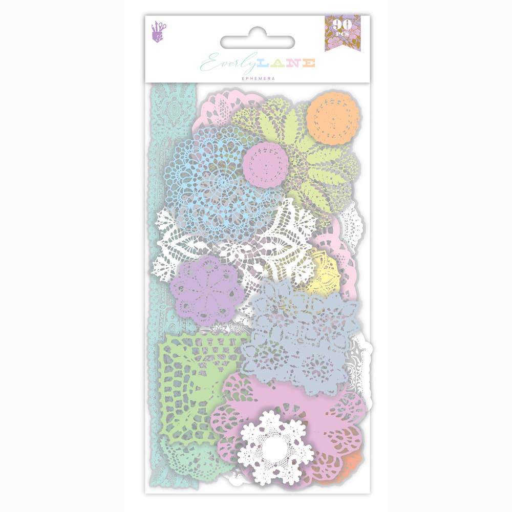 Everly Lane Clear Lace Ephemera