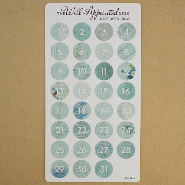 Date Dots Sticker Sheets