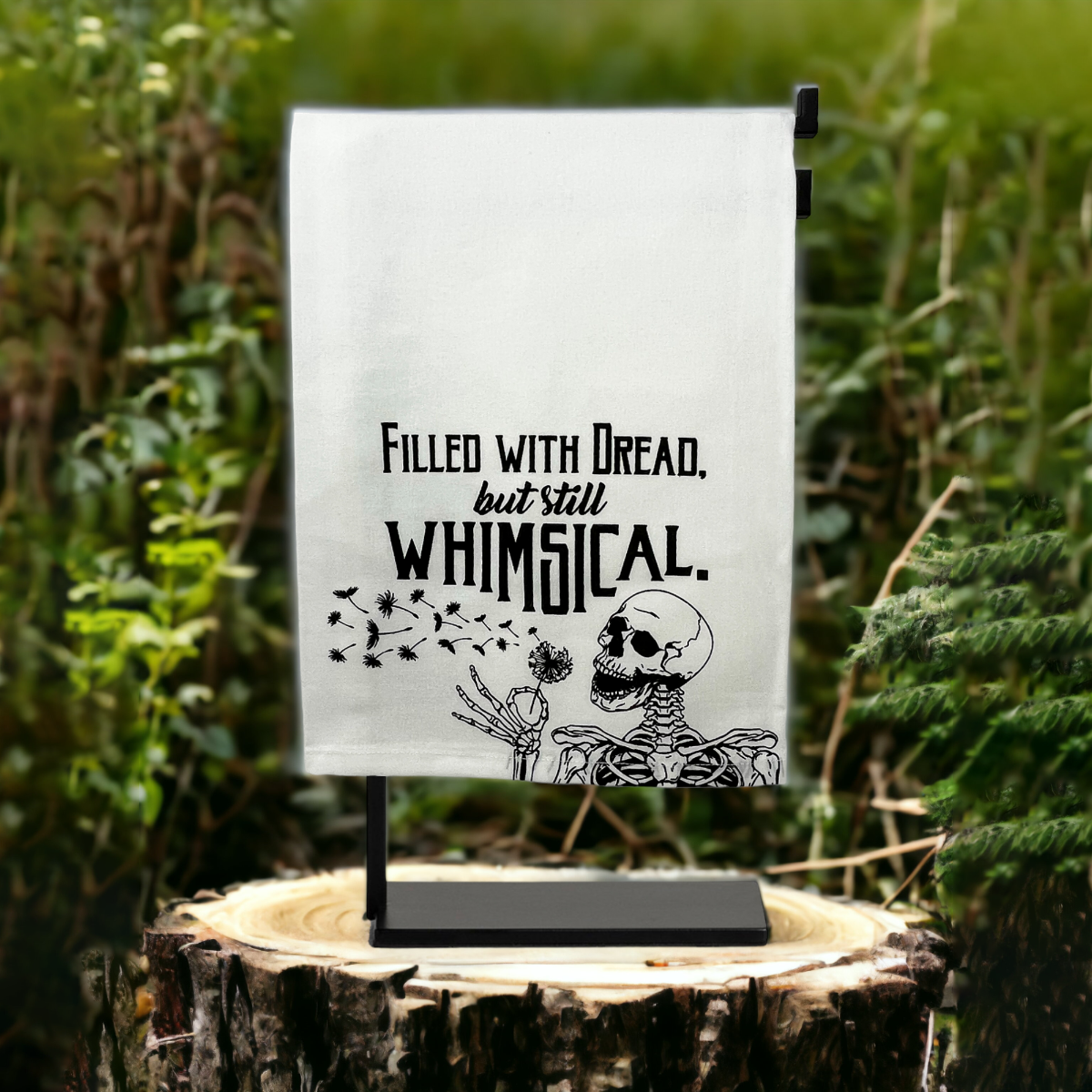 Filled With Dead {But Still Whimsical} Kitchen Tea Towel