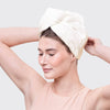 Ivory Eco-Friendly Quick-Dry Hair Towel