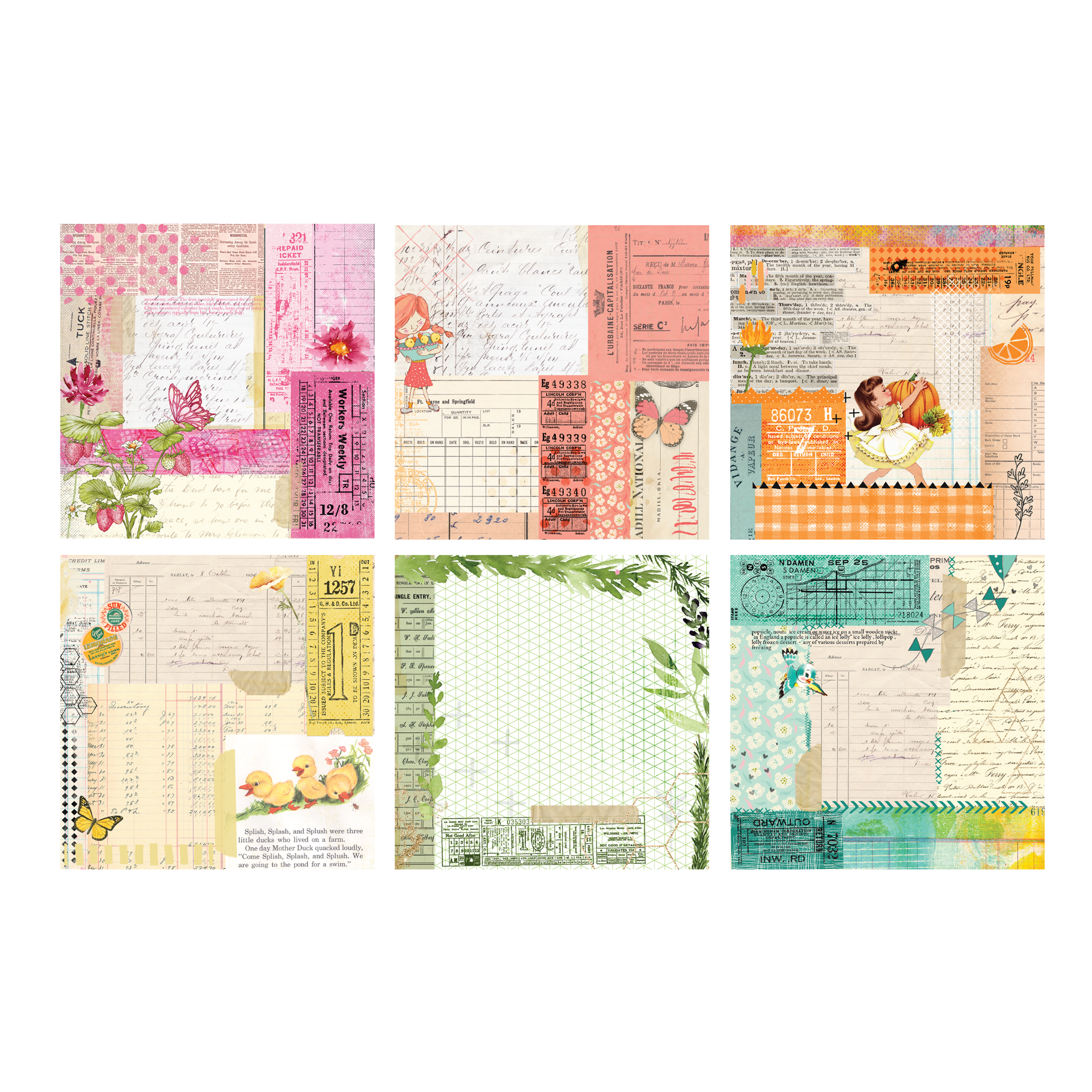 Sun Kissed Ledger 12x12 Paper Pack {coming soon!}