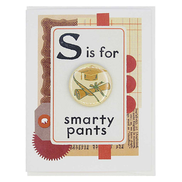 Smarty Pants Button Card