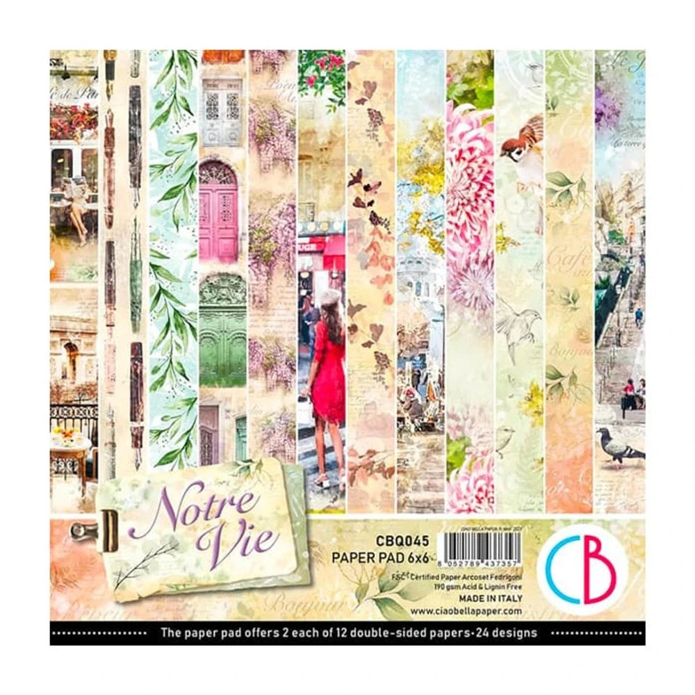 Notre Vie 6x6 Paper Pad