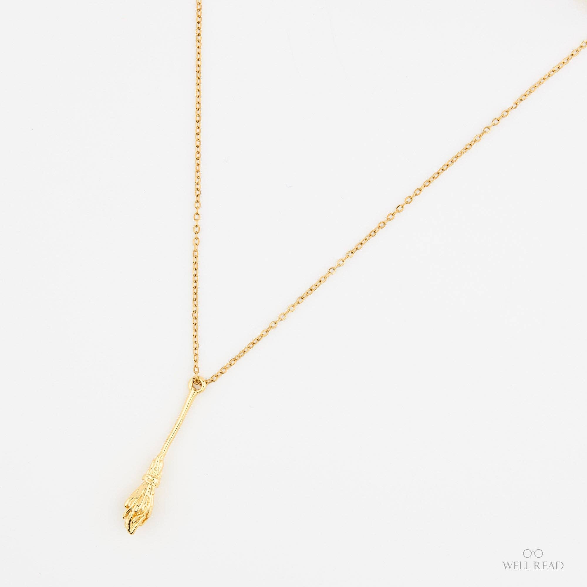 The History of Magic Broomstick Pendant Necklace {coming soon}