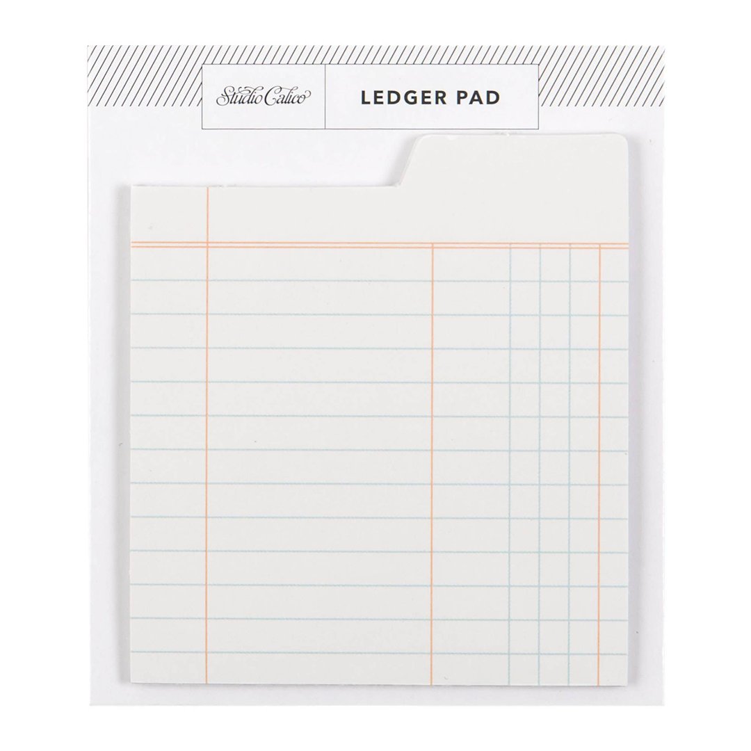 Ledger Tabbed Note Pad