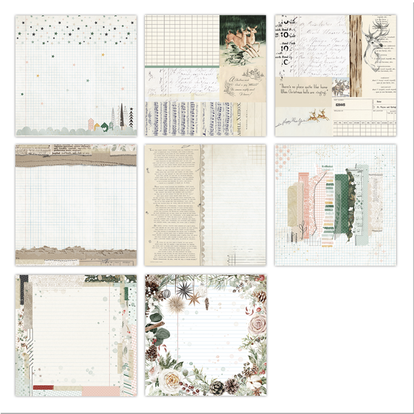 Comfort & Joy Ledger 12x12 Single-Sided Paper Pack