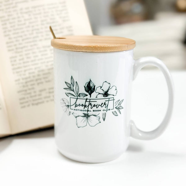 Booktrovert: Antisocial Book Club Ceramic Coffee Mug