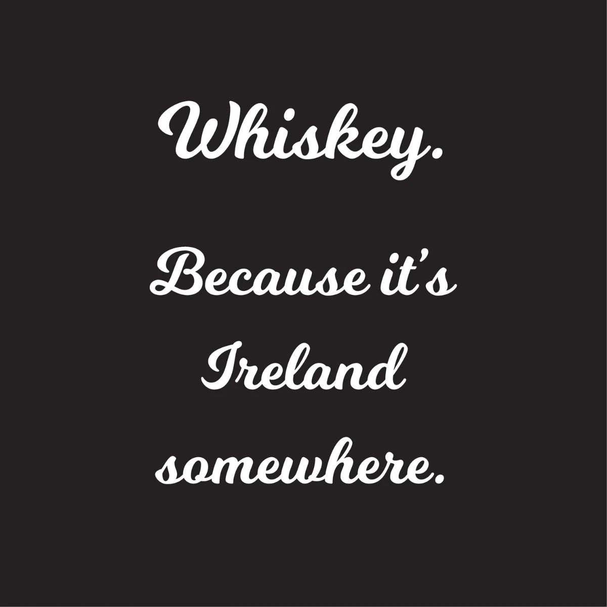 Ireland Somewhere Etched Decanter | Inebriated Intentions