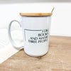 I Like Books & Maybe 3 People Ceramic Mug