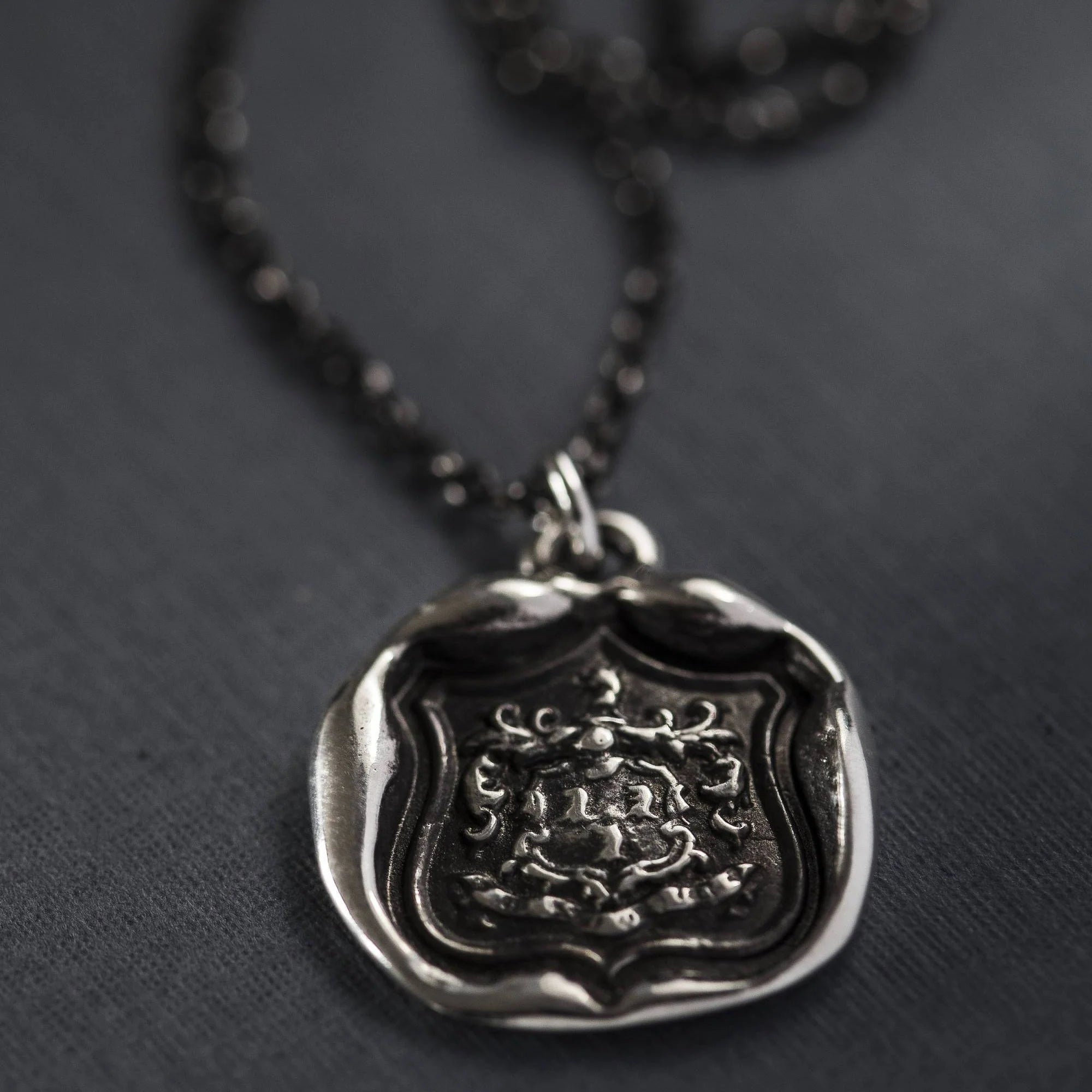 Wolf Crest Wax Seal Pendant