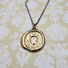 Shoot for the Moon Wax Seal Pendant