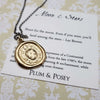 Shoot for the Moon Wax Seal Pendant