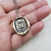 Consider the End Wax Seal Pendant