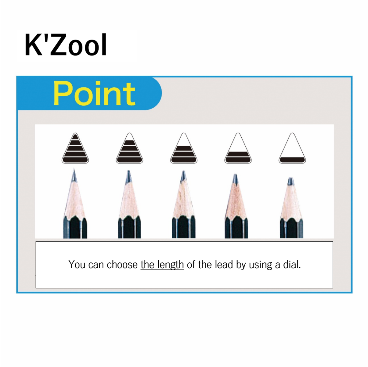 K'zool Clear Pencil Sharpener