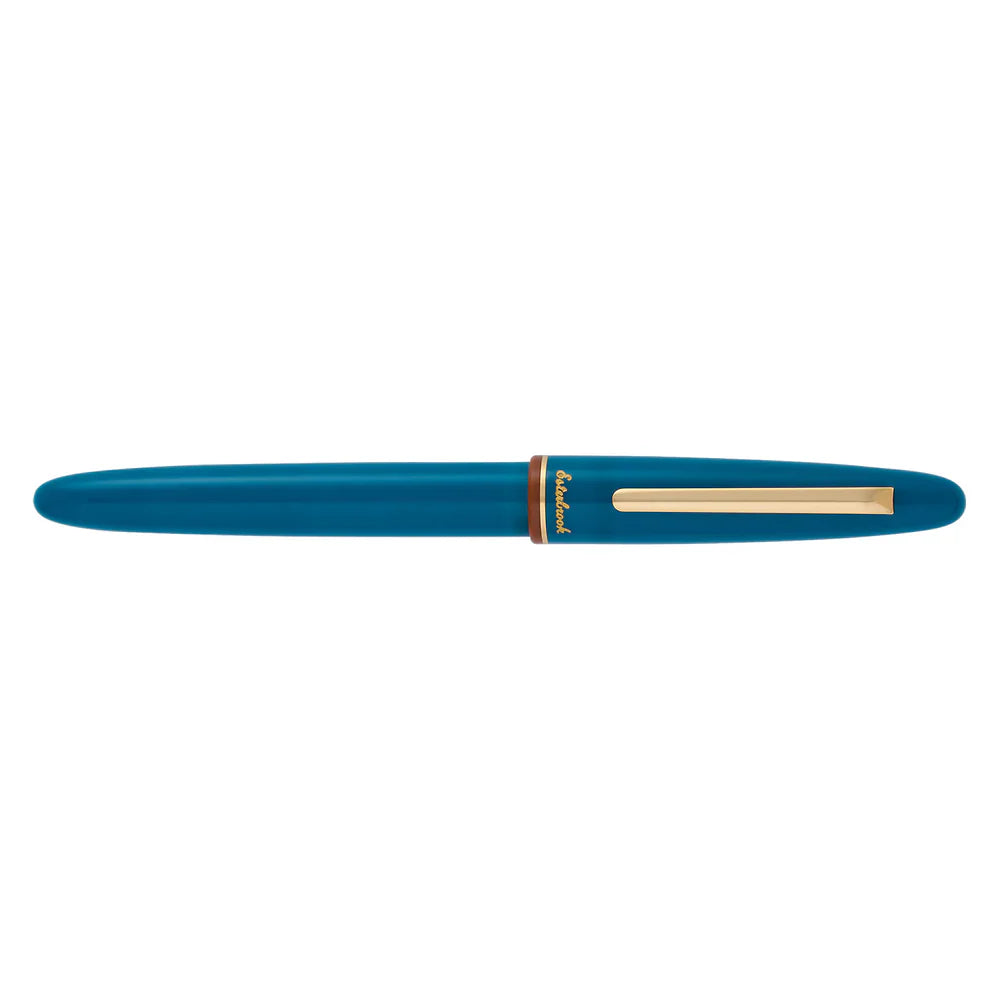 Funky Lake Estie Fountain Pen | Push Button Piston | Gold Trim