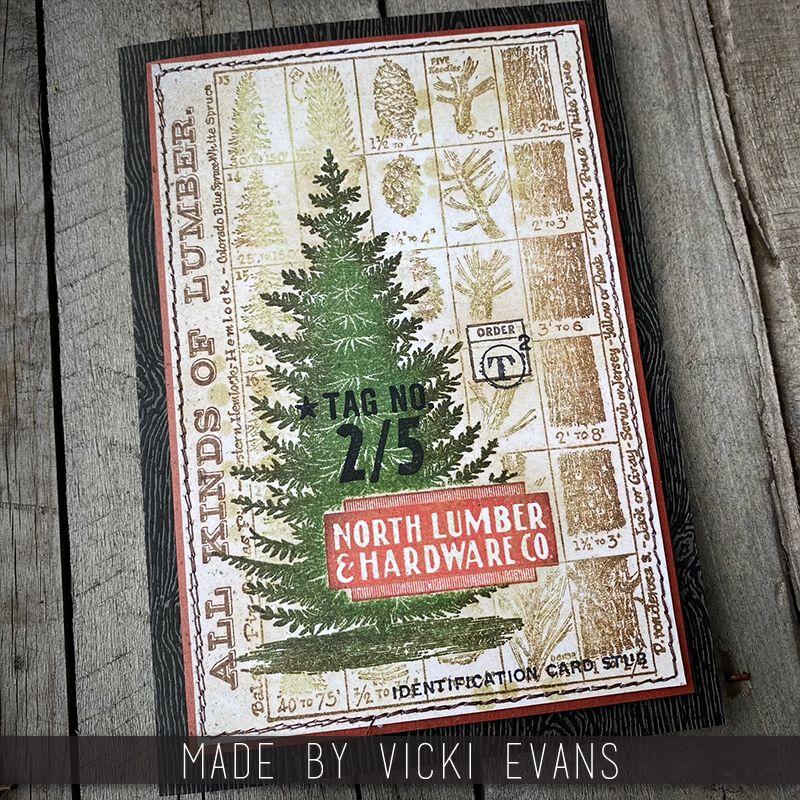 Winter Woodlands Cling Stamps | Tim Holtz