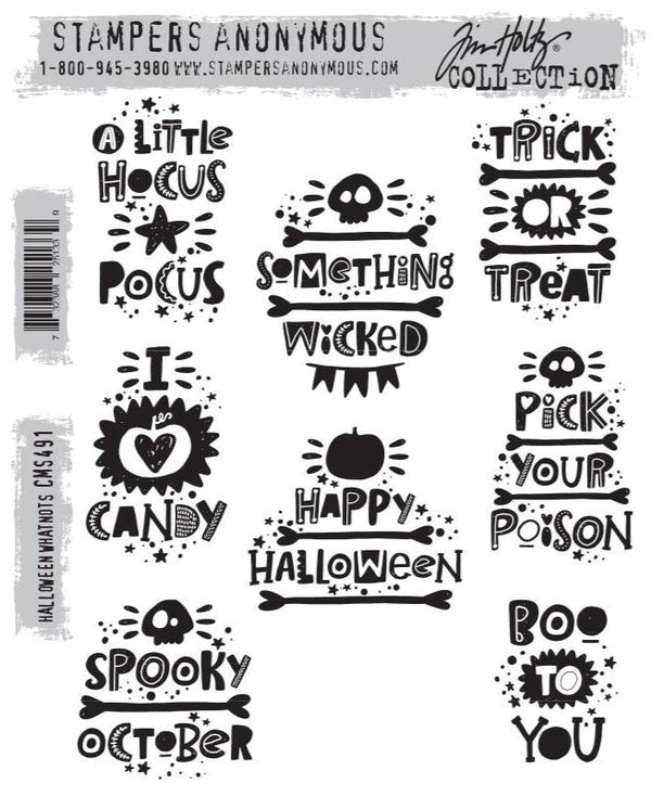 Halloween Whatnots Cling Stamp Set | Tim Holtz