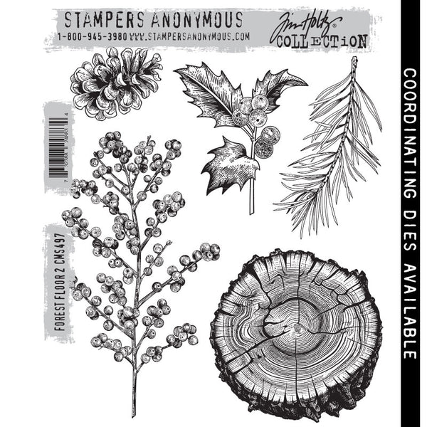 Forest Floor 2 Cling Stamp Set | Tim Holtz {coming soon!}