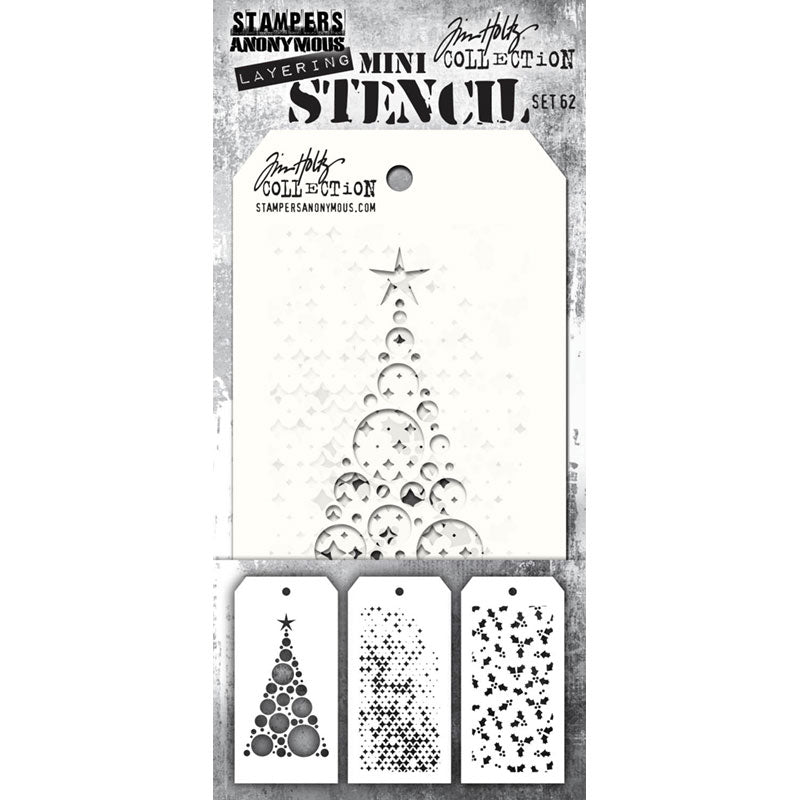 Mini Layered Stencil Set No. 62 {Christmas} | Tim Holtz