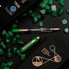 Eco-T Royal Jade Rose Gold Fountain Pen w/ Midnight Blue Ink