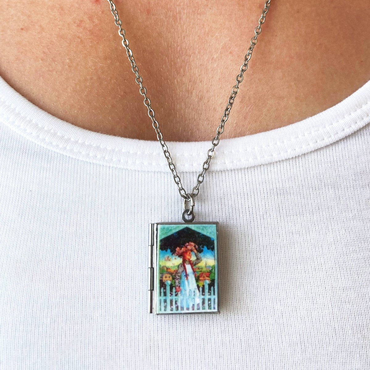 Anne of Green Gables Book Locket Necklace