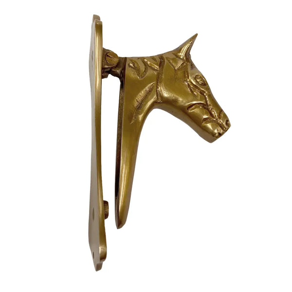 Brass Horse Head and Stirrup Bottle Opener