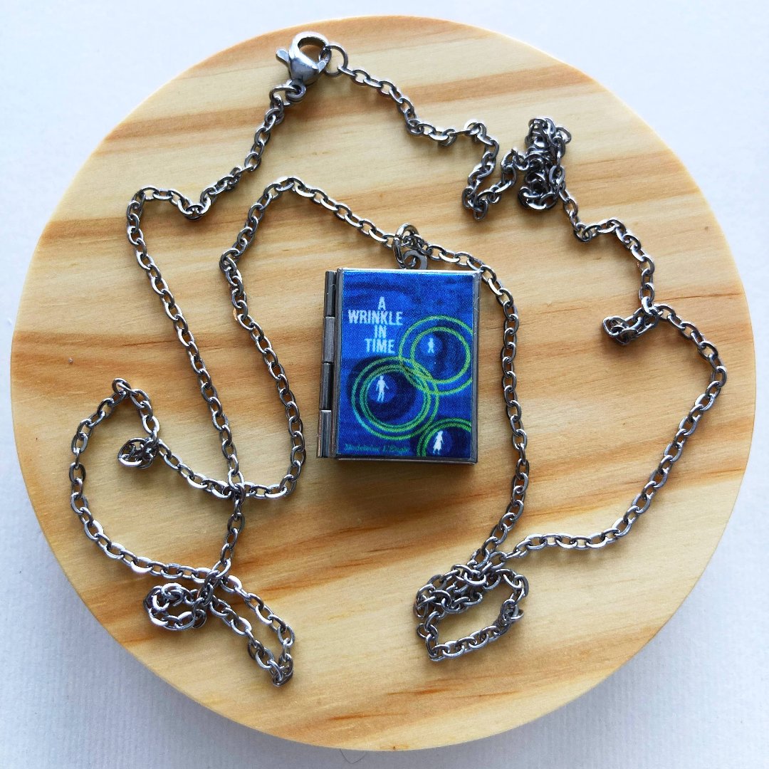 A Wrinkle In Time Book Locket Necklace